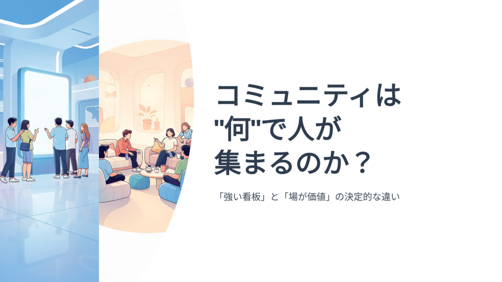 コミュニティは何で人が集まるのか？1_